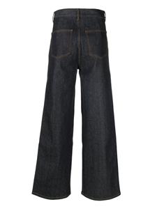 Cecilie Bahnsen Virginia high-rise wide-leg jeans - Blauw