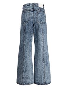 Izzue Jeans met logopatch - Blauw