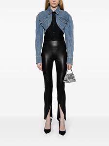 SPANX Leather-Like faux-leather leggings - Zwart
