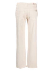 7 For All Mankind Ellie mid-rise straight-leg jeans - Beige