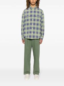 APC Vincent tapered cotton trousers - Groen