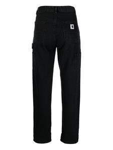 Carhartt mid-rise tapered-leg jeans - Zwart
