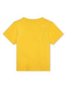 Kenzo Kids T-shirt met logoprint - Geel