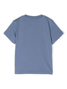 Palm Angels Kids Katoenen T-shirt met teddybeerprint - Blauw