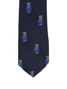 Ralph Lauren Kids Zijden stropdas - Blauw