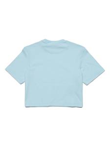 Marni Kids T-shirt met logo - Blauw