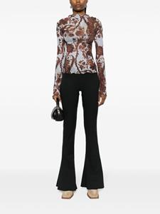 KNWLS DRD flared trousers - Zwart