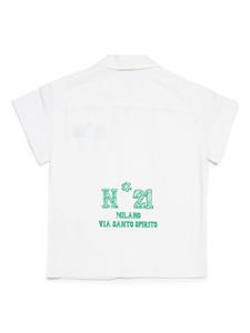 Nº21 Kids Shirt met logoprint - Wit