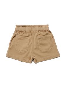 Diesel Kids Katoenen shorts - Beige