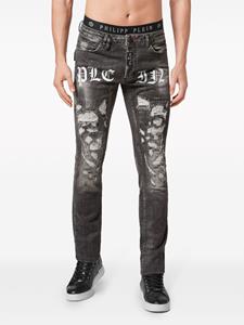 Philipp Plein Jeans met logoprint - Grijs