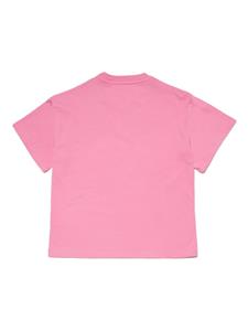 MM6 Maison Margiela Kids T-shirt met logoprint - Roze