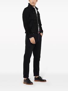 Brunello Cucinelli Katoenen straight jeans met geborduurd logo - Zwart
