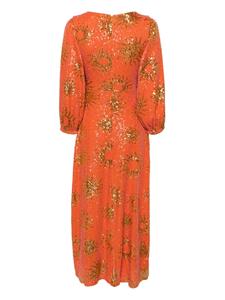 FARM Rio Sunny Mood sequin midi dress - Oranje