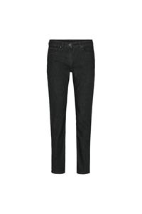 LAURIE Damen vegan Jeans Laura Slim Medium Length Ecolabel Washed Black Denim