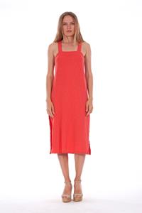 RAVENS VIEW IBIZA Damen vegan Kleid Miami Candy Red