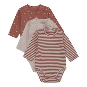 HUSTCLAIRE Hust & Claire Lange Mouw Bodysuit 3 Pack Base Rose Cloud