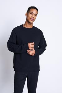 JAN N JUNE JAN 'N JUNE Herren vegan Sweatshirt Toulon Rib Schwarz