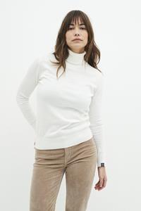 Kuyichi Damen vegan Rachel Rollkragenpullover Off White