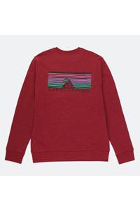 Cariki Damen vegan Rotes Sunset-Sweatshirt