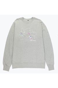 Cariki Damen vegan Sweatshirt Snowboard Grau