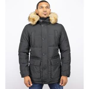 Enos  Parkas Winterjacke Parka Lang Mit