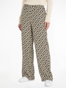 Tommy hilfiger  Pull On Pantalon Met Monogram Print Zwart