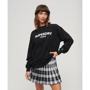 Superdry Sweater SPORT LUXE LOOSE CREW SWEAT Black