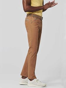 MEYER 5-Pocket-Jeans MEYER CHICAGO Chino stripes structured rost 1-5040-46
