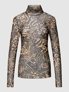 Marc Cain Shirt met lange mouwen in semi-transparant design
