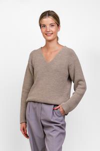 Alpa CHUNKY knit sweater, greige