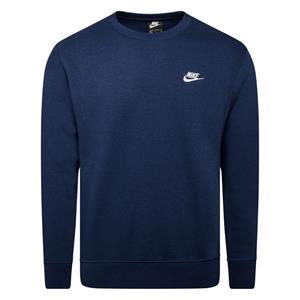 Nike Sweatshirt NSW Club Crew - Navy/Wit