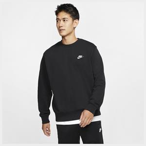 Nike Sweatshirt NSW French Terry Crew - Zwart/Wit