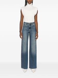 7 For All Mankind Lotta high-rise wide-leg jeans - Blauw
