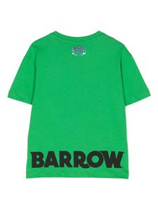 BARROW T-shirt met logoprint - Groen