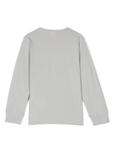 Stone Island Junior long-sleeve cotton T-shirt - Grijs