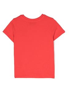 Moschino Kids T-shirt met Leo teddybeerprint - Rood