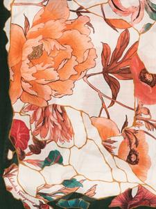 Ferragamo Sjaal met bloemenprint - Veelkleurig