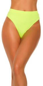 Cosmoda Collection Mix it!!! bikini slip hoge taille neongeel