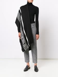 VOZ 'Diagonal' shawl - Zwart