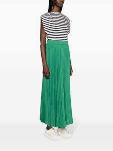 P.A.R.O.S.H. elasticated-waist pleated maxi skirt - Groen
