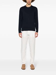 Brunello Cucinelli Straight linnen broek - Wit