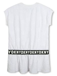 Dkny Kids Jurk met korte mouwen en logoband - Wit