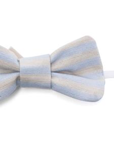 La Stupenderia ribbed bow tie - Blauw