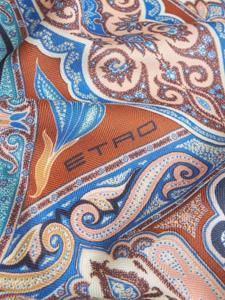 ETRO Sjaal van kasjmierblend met paisley-print - Blauw
