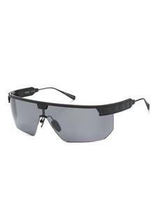 Balmain Eyewear Major zonnebril met rechthoekig montuur - Zwart
