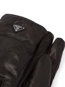 Prada Leren handschoenen - Zwart