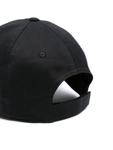 Marni logo-embroidered cap - Zwart