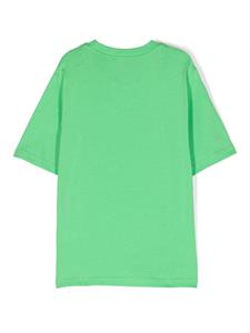 Diesel Kids T-shirt met logo - Groen
