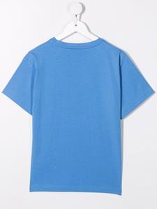 BOSS Kidswear T-shirt met logoprint - Blauw