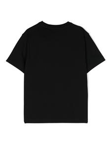 Off-White Kids T-shirt met logoprint en ronde hals - Zwart